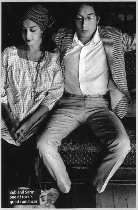 Sara Dylan with former husband Bob Dylan