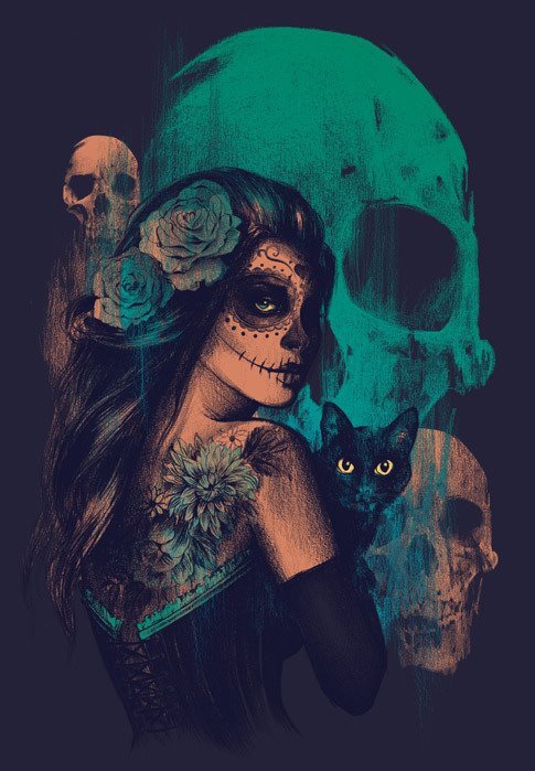 mexican skull on Tumblr