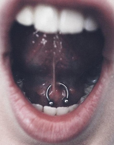 Under tongue piercing  Tumblr