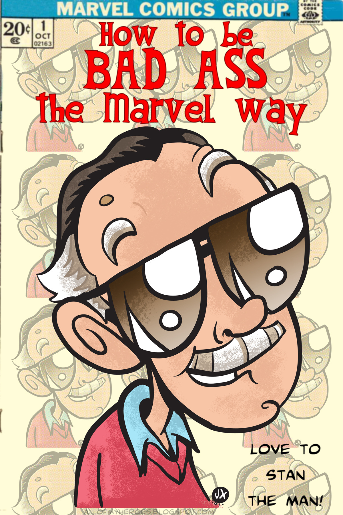 tumblrtoons: “ Watched a great doc on the great Stan Lee yesterday and sketched him as a warm-up before cutting into freelance. I liked it so much I inked it up and colored it. You’re the best Stan! Thanks for all the comics, heroes, and all you’ve...